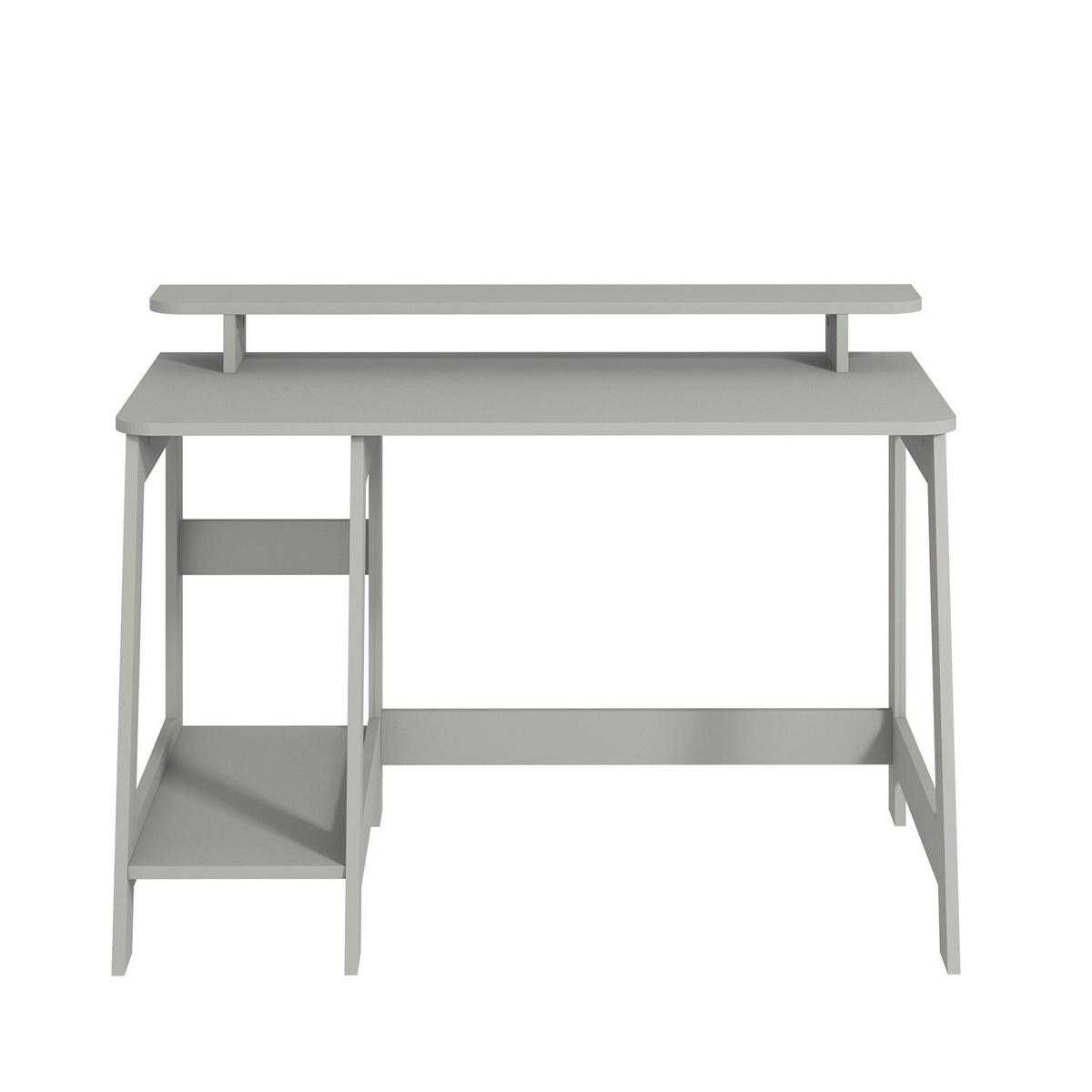 Schreibtisch Country Grau L: 120 Cm - Grau, Design, Holzwerkstoff (120/60/73cm) - Livetastic