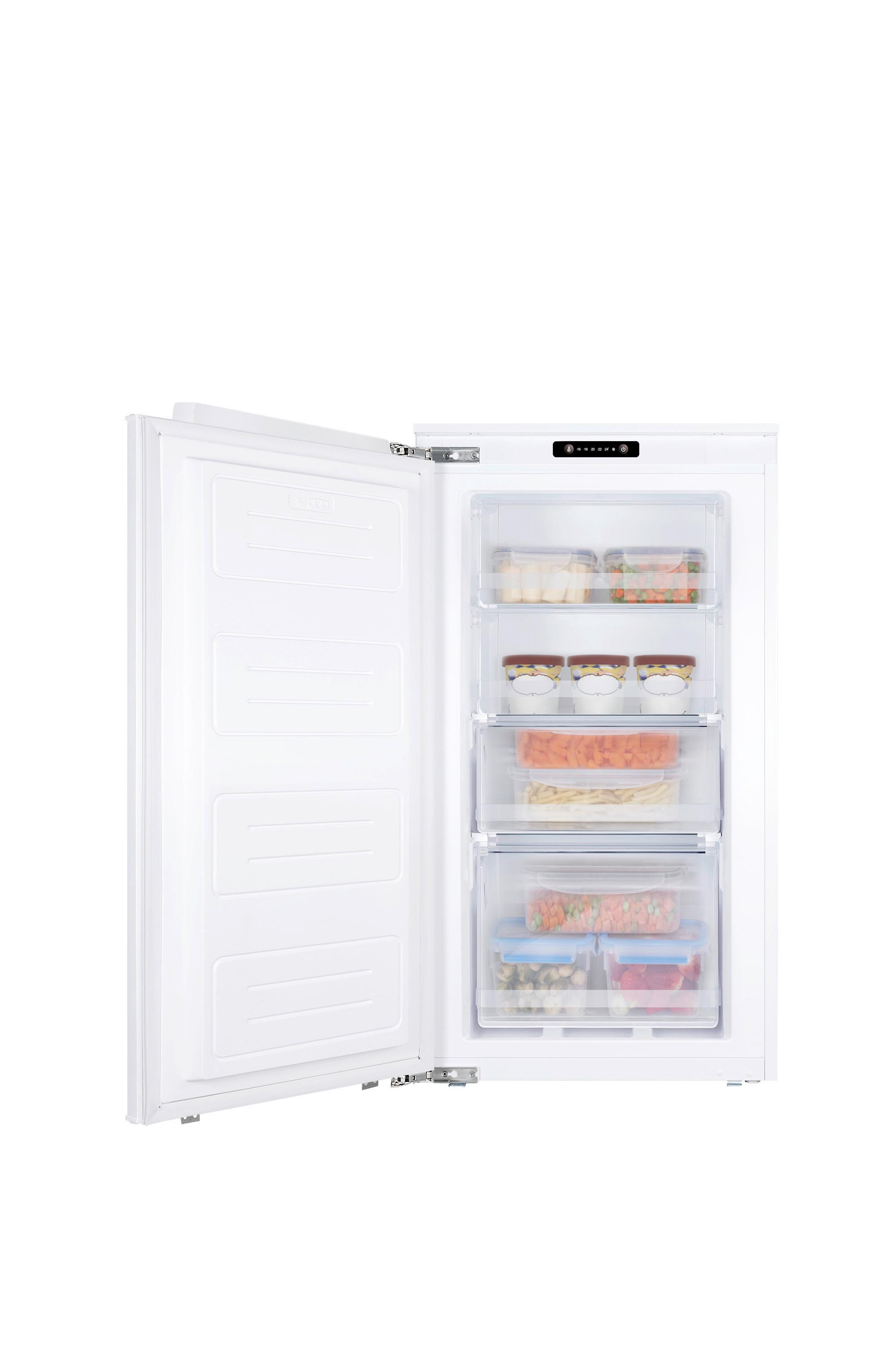 Einbaugefrierschrank Egs 16183/1 - Weiß, MODERN, Glas/Metall (54/87,1/54cm) - Amica