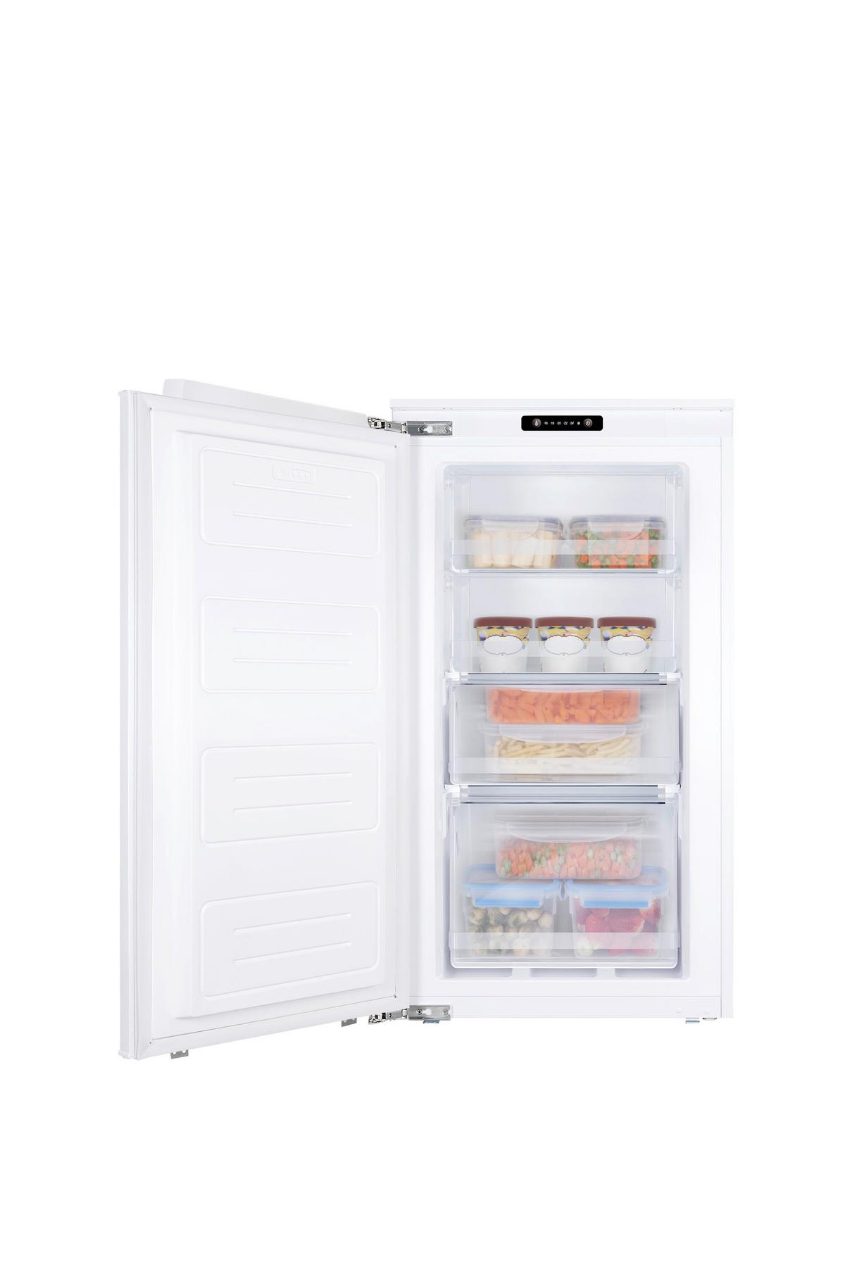 Einbaugefrierschrank Egs 16183/1 - Weiß, MODERN, Glas/Metall (54/87,1/54cm) - Amica