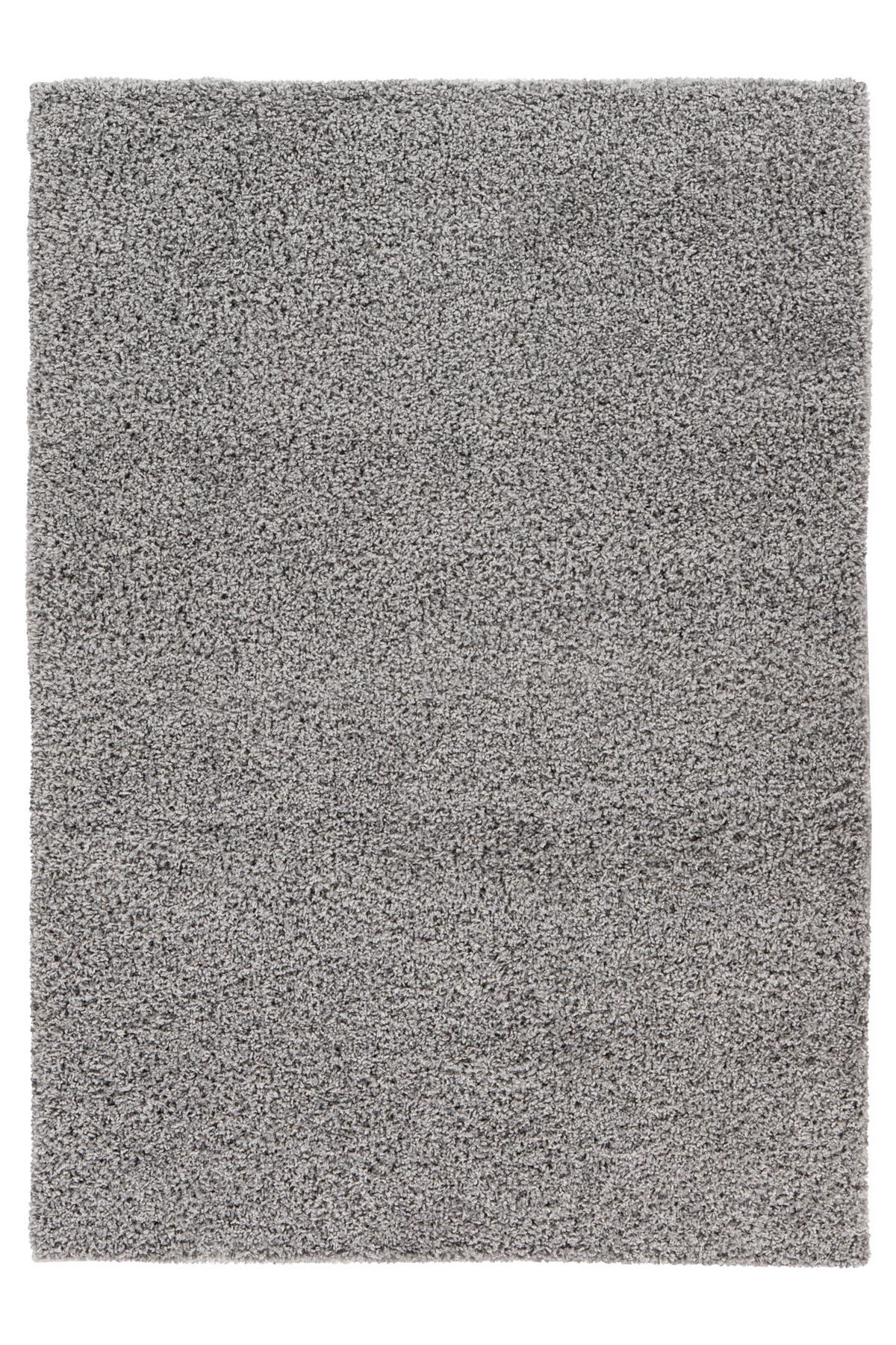 Hochflorteppich My Twist 215 - Silberfarben, Basics, Textil (80/150cm) - Obsession