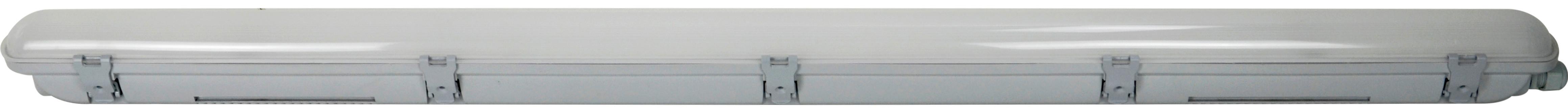 Led-deckenleuchte L: 120 Cm, Für In- Und Outdoor - Grau, Basics, Kunststoff (120/7/7,3cm)