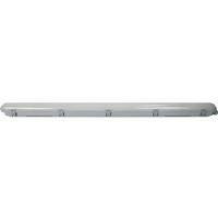 Led-deckenleuchte L: 120 Cm, Für In- Und Outdoor - Grau, Basics, Kunststoff (120/7/7,3cm)