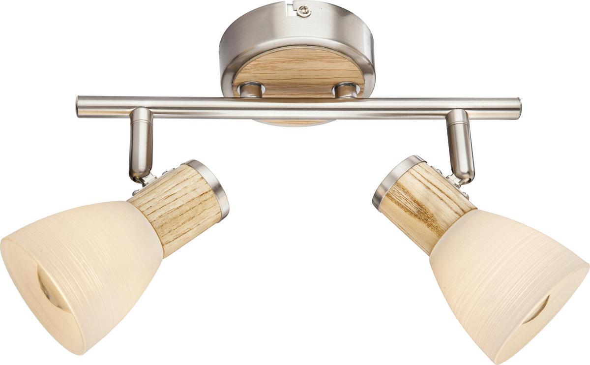 Strahler 54352-2 - Natur, Glas/Naturmaterialien (15,5/25,5cm) - Globo