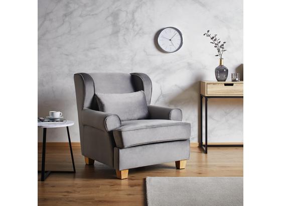 Tv Kreslo Matteo - sivá, Moderný, drevo/textil (86/86/90cm) - Mömax modern living Tv Kreslo Matteo - sivá, Moderný, drevo/textil (86/86/90cm) - Mömax modern living