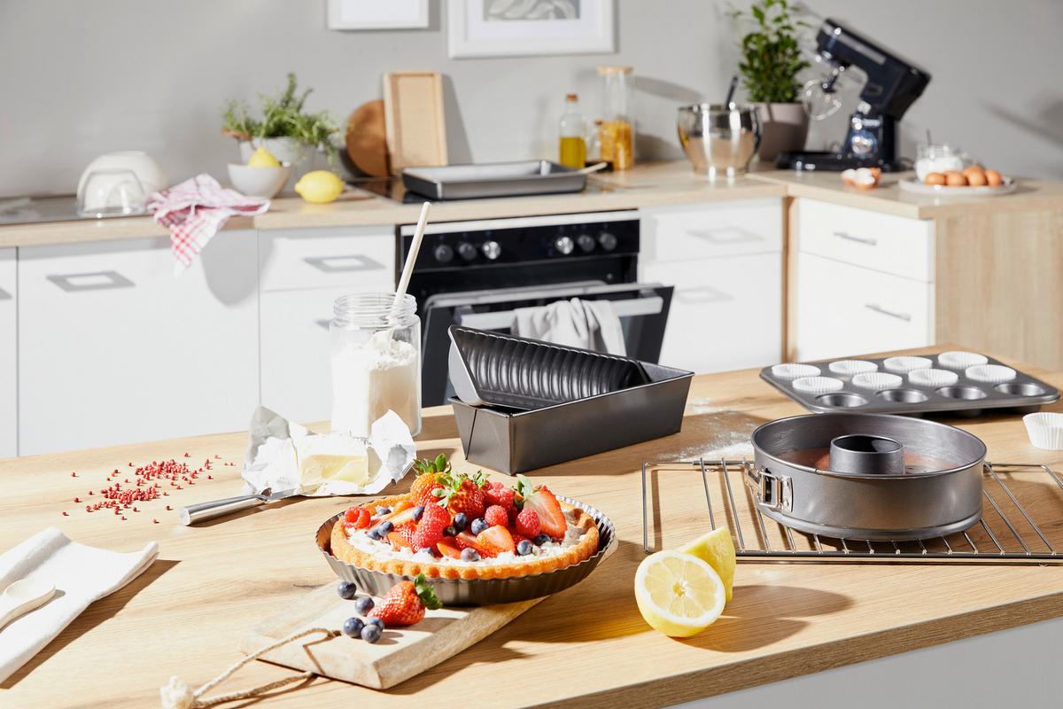 Springform Hugo - Dunkelgrau, Basics, Metall (24/6,8cm) - James Wood