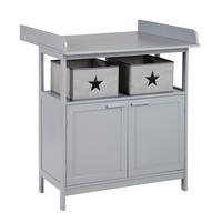 Wickelkommode 'Hamburg' taupe - Taupe, Basics, Holzwerkstoff (87/100/75cm) - Roba