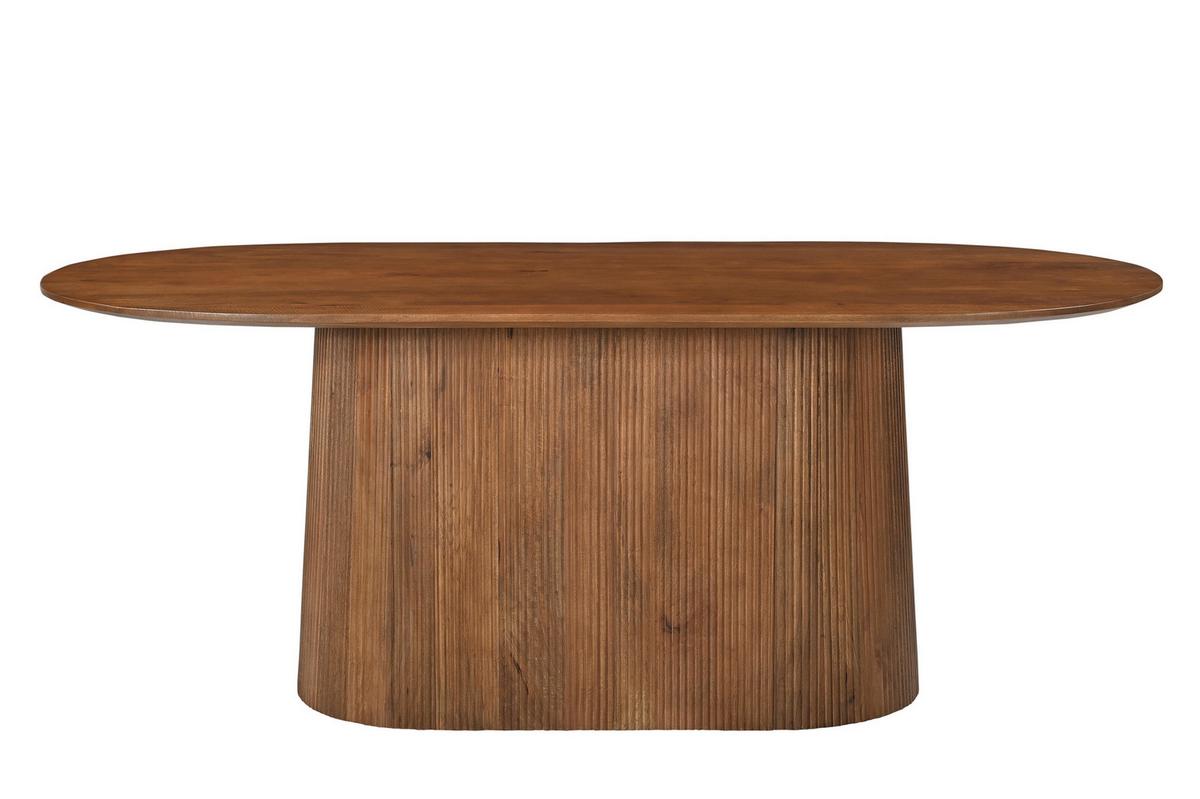 ESSTISCH Naturfarben L: 200cm - Naturfarben, MODERN, Holz (200/100/76cm) - MID.YOU
