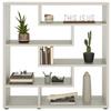 DĚLICÍ STĚNA Bounty, šedá - šedá/černá, Moderní, kompozitní dřevo/plast (130/134/40cm) - Premium Living