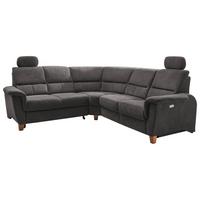 Ecksofa Parole Anthrazit S:238/241 cm - Wildeiche/Anthrazit, KONVENTIONELL, Textil (238/241cm) - Livetastic