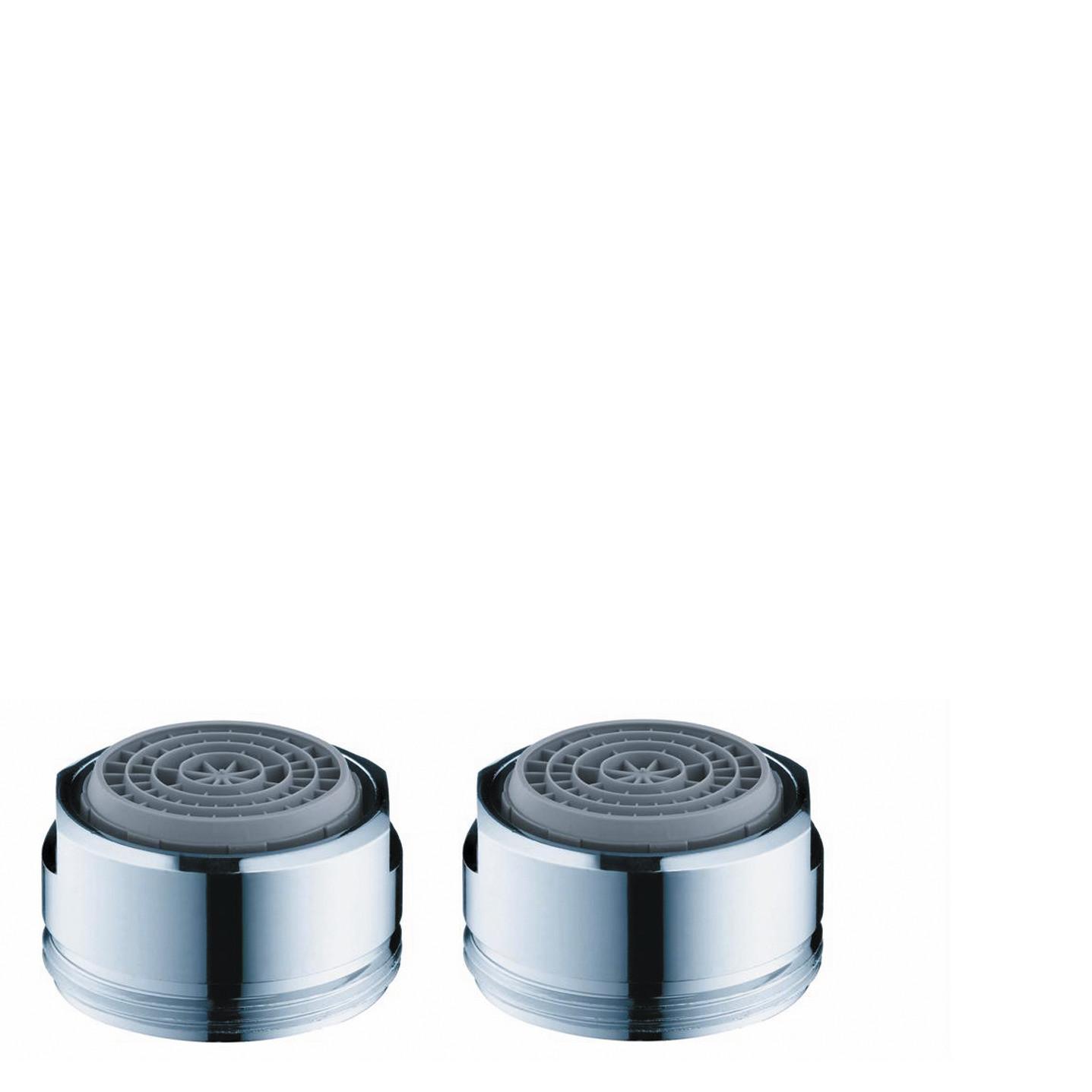 Strahlregler 2er-Set Blister Ø 2,2 cm Kunststoff - Chromfarben, Basics, Kunststoff (2,2cm) - Hansgrohe