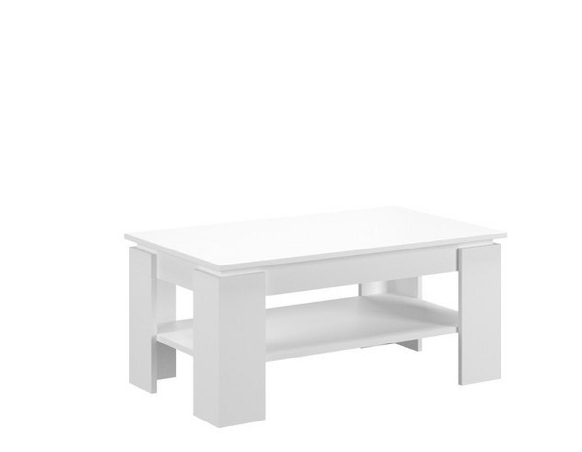 Couchtisch Titan Weiß L: 100 cm - Design, Holzwerkstoff (100/60/45cm) - MID.YOU