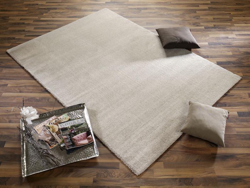 Webteppich Louvre Melange Beige 120x170 cm - Beige, Basics, Textil (120/170cm) - Novel