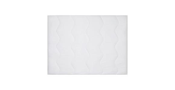 Bettdecke Luna - Weiß, KONVENTIONELL, Kunststoff/Textil (100/135cm) - Primatex
