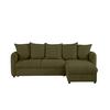Ecksofa Costo Olivgrün S: 254 Cm - Olivgrün, Design, Textil (254/160cm) - MID.YOU