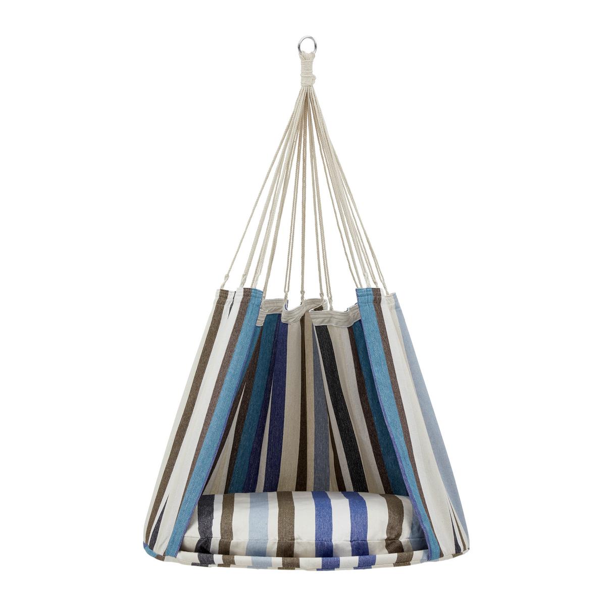 Závěsné křeslo FUNNY - vícebarevná, Moderní, kov/textil (80/130/80cm) - Bessagi Garden