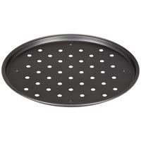 Pizzablech Rund Ricarda D: Ca. 32 Cm, Antihaftbeschichtet - Dunkelgrau, ROMANTIK / LANDHAUS, Metall (32cm) - James Wood