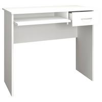 Schreibtisch B 50 Cm H 75 Cm Arusa Weiß - Weiß, MODERN, Holzwerkstoff (85/50/75cm) - MID.YOU