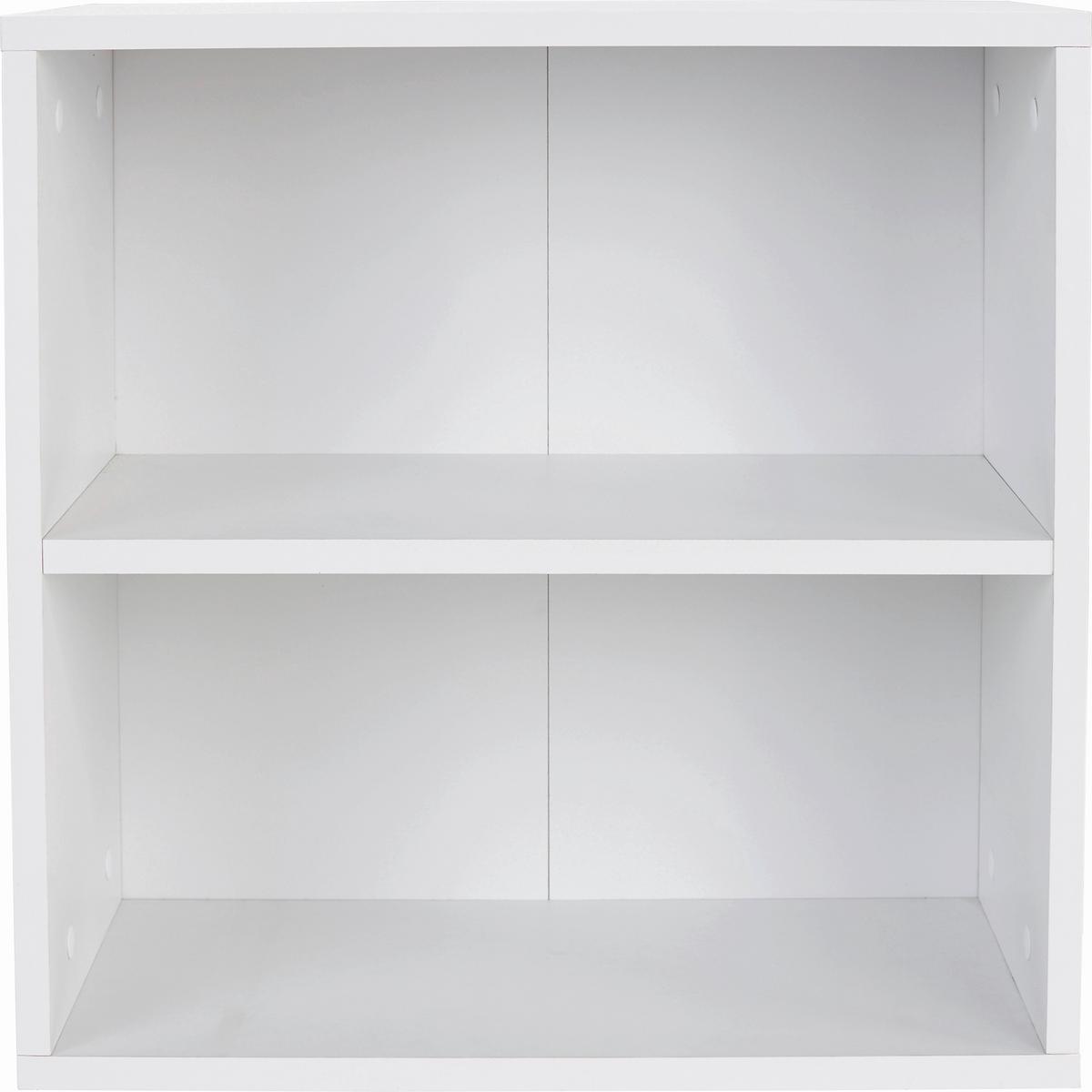Falipolc Elke - fehér, Modern, faalapú anyag (50/50/26cm)