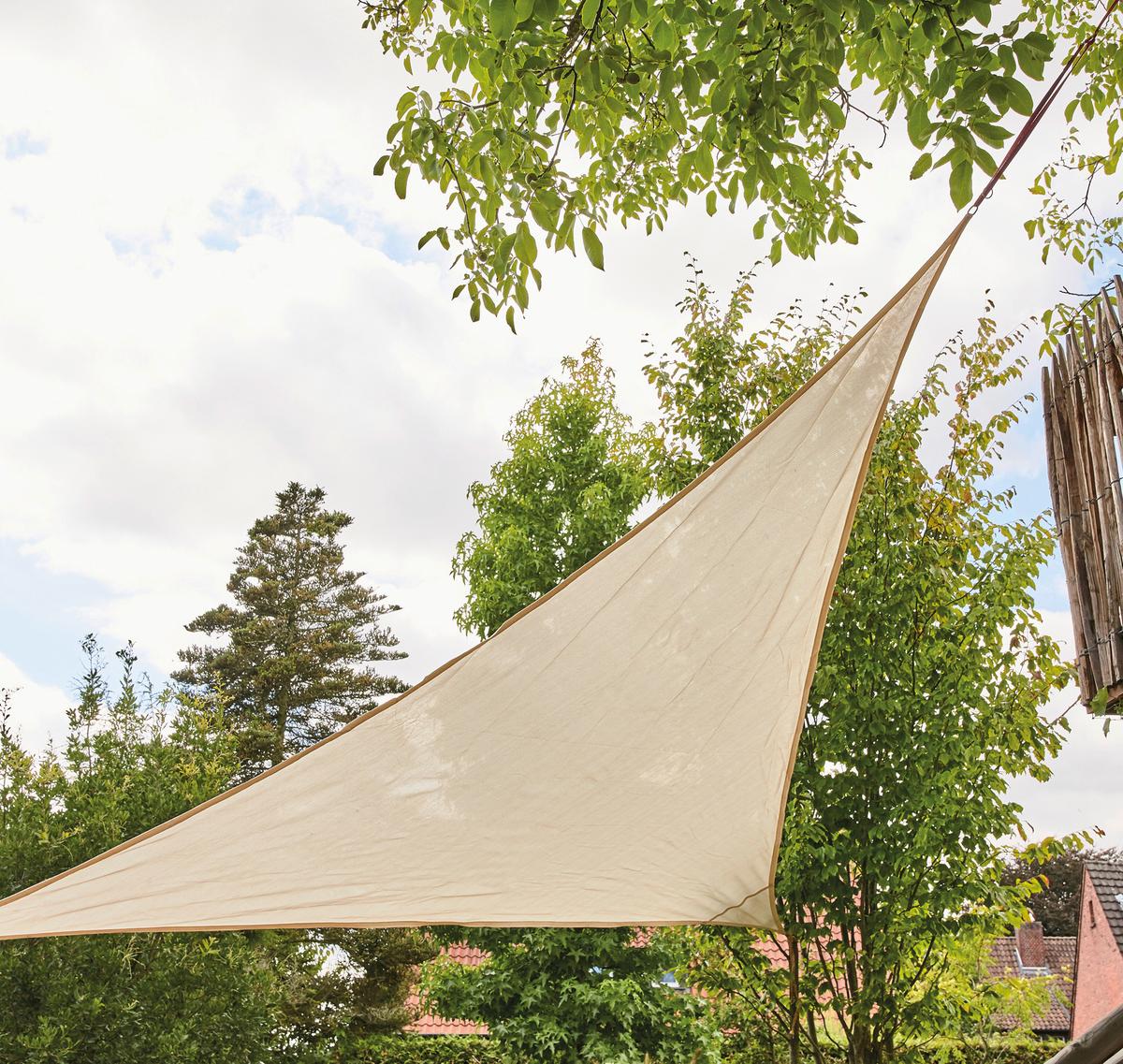 Sonnensegel H16883 - Ecru, MODERN, Textil/Metall (360/360/360cm) - Siena Garden