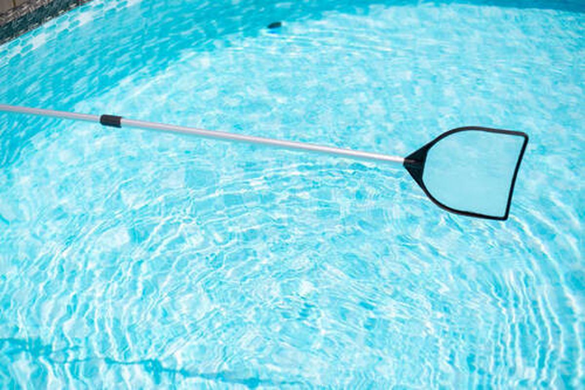 Aufstellpool Rund mit Leiter D: 549 cm - Grau, KONVENTIONELL, Kunststoff (549/132cm)