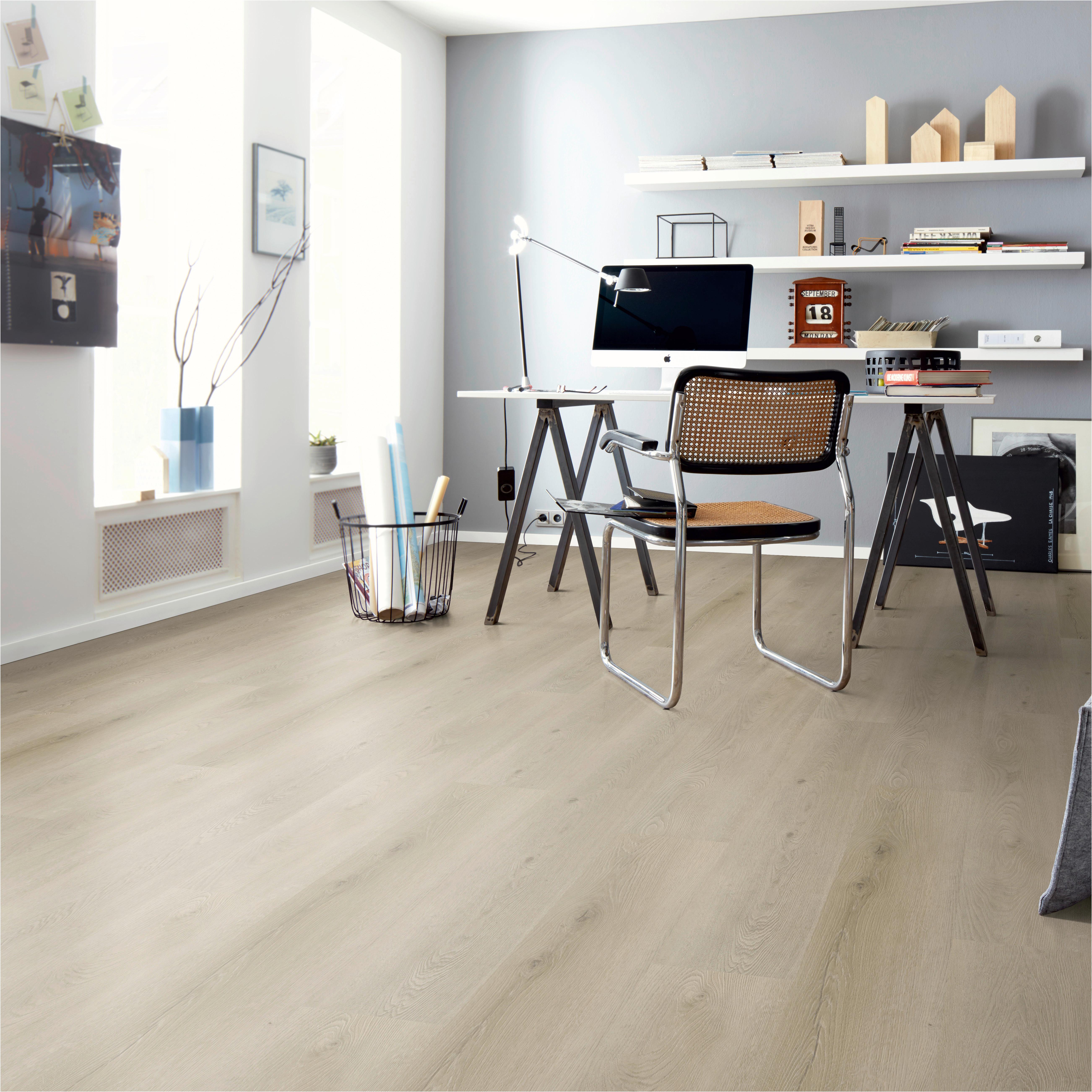 Designboden Eichefarben/Grau /Hellbraun Landhausdiele Stärke 4,8mm - Hellbraun/Eichefarben, Basics, Kunststoff (122/23/0.48cm)