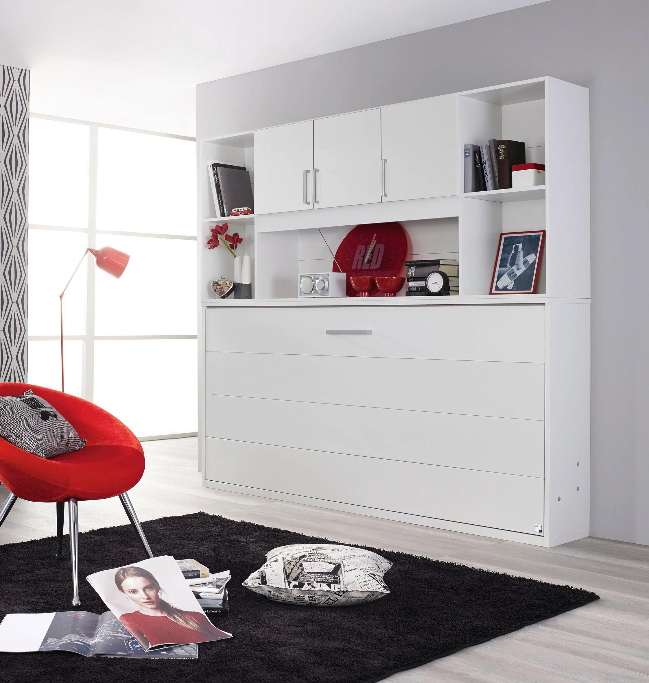 Ãberbauregal Albero 212 cm WeiÃ — WeiÃ, KONVENTIONELL, Holzwerkstoff (212/93/38cm)