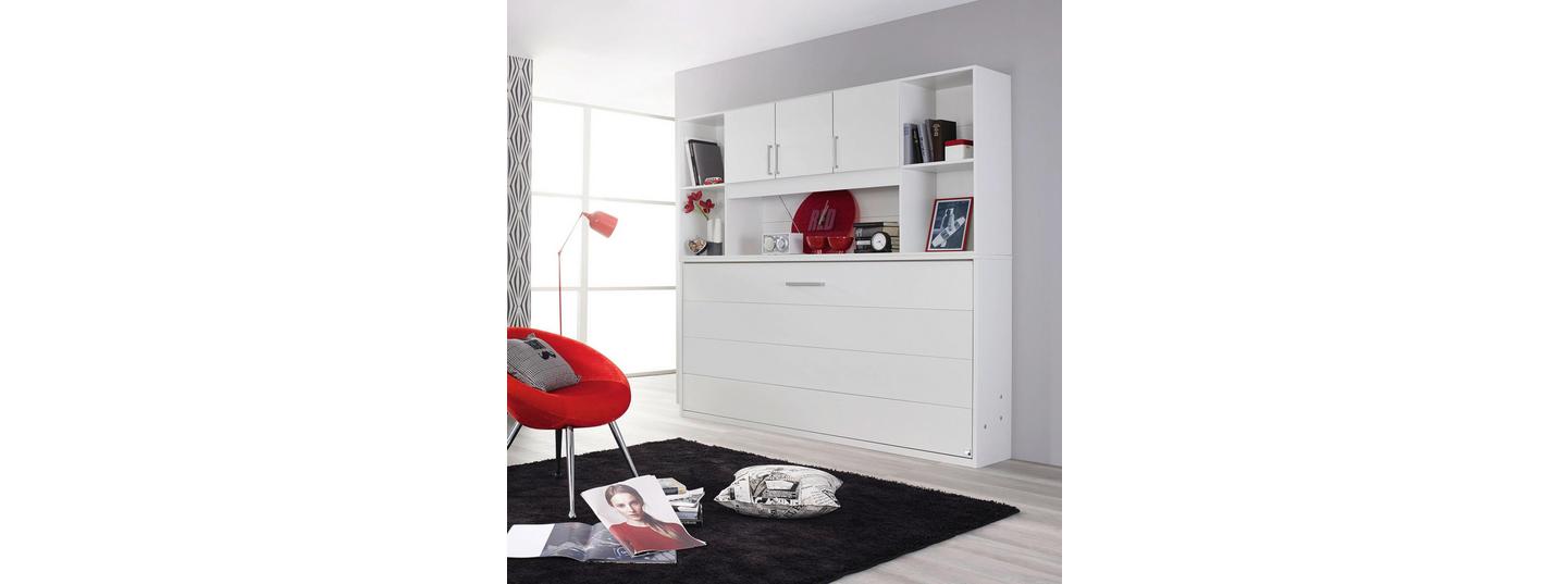 Ãberbauregal Albero 212 cm Weià — WeiÃ, KONVENTIONELL, Holzwerkstoff (212/93/38cm)