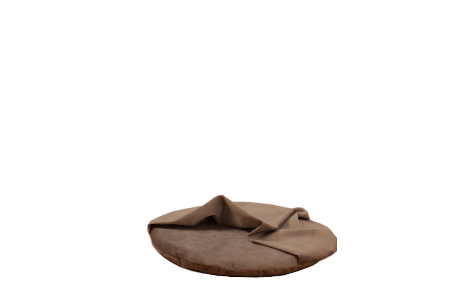 Haustierkissen Charly Taupe L: 43 Cm - Taupe, KONVENTIONELL, Textil (43/43/20cm)