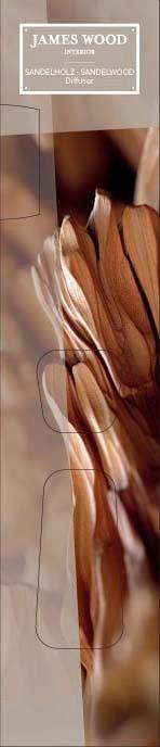 Diffuser Sandelholz - Naturfarben, Basics (5/24cm) - James Wood
