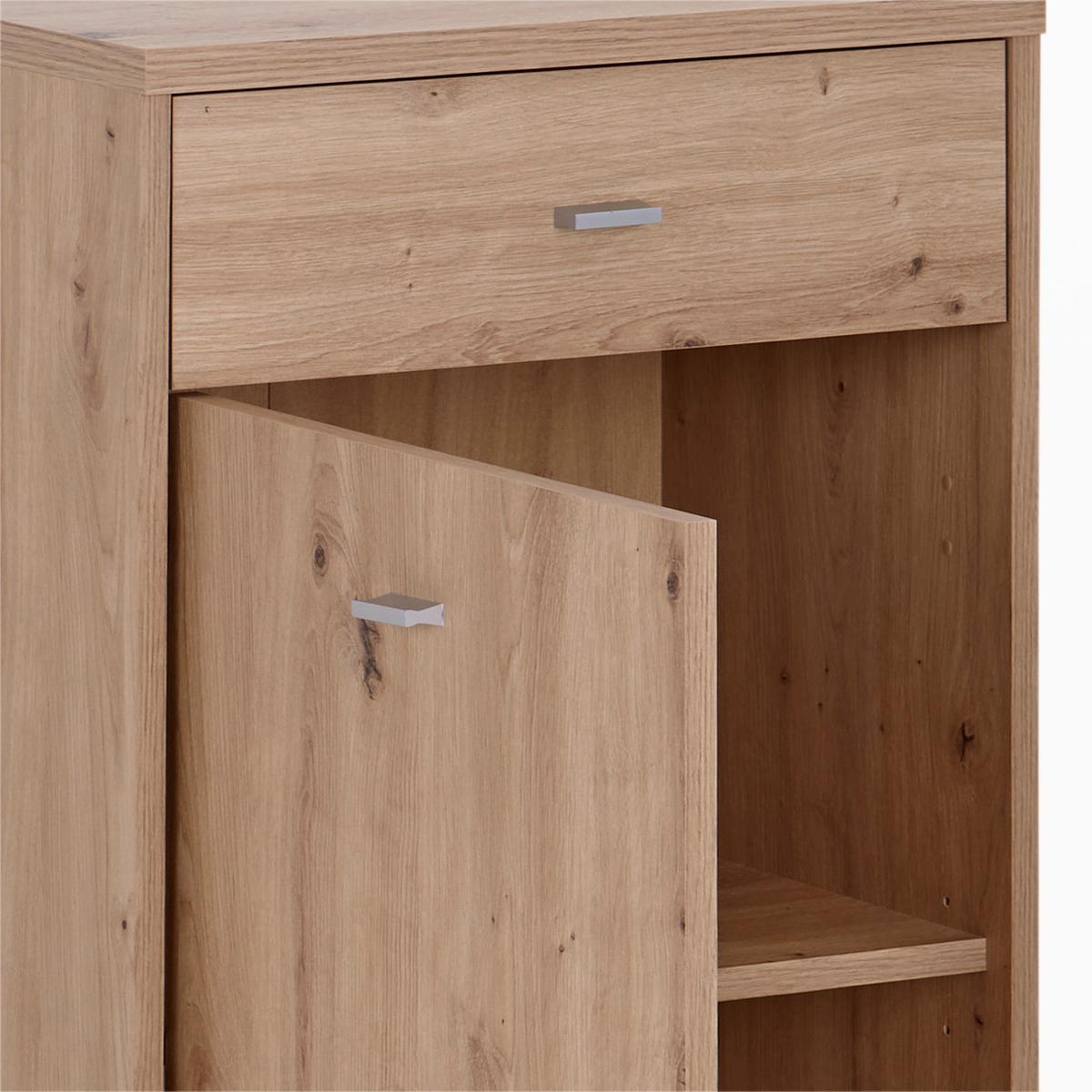 Kommode 50cm 4-You New, Eiche Artisan Dekor - Eiche Artisan, MODERN, Holzwerkstoff (50/85,4/34,6cm)