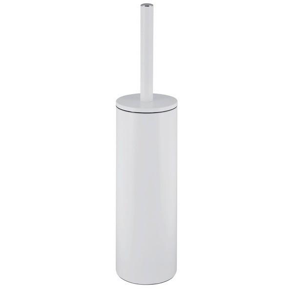WC-Bürstengarnitur Akira stehend Metall - Weiß, Basics, Metall (9,5/40cm) - Spirella