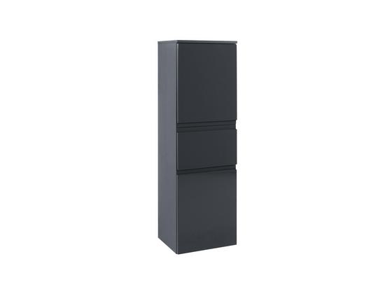 Midischrank mit Soft-Close Cardiff B: 40 cm, Graphit - Graphitfarben/Grau, Design, Holzwerkstoff (40/130/35cm) Midischrank mit Soft-Close Cardiff B: 40 cm, Graphit - Graphitfarben/Grau, Design, Holzwerkstoff (40/130/35cm)