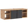 Hängender Waschbecken- Unterschrank Arosa B: 120 cm - Eiche Wotan/Grau, MODERN, Holzwerkstoff (120/41/47cm) - Held