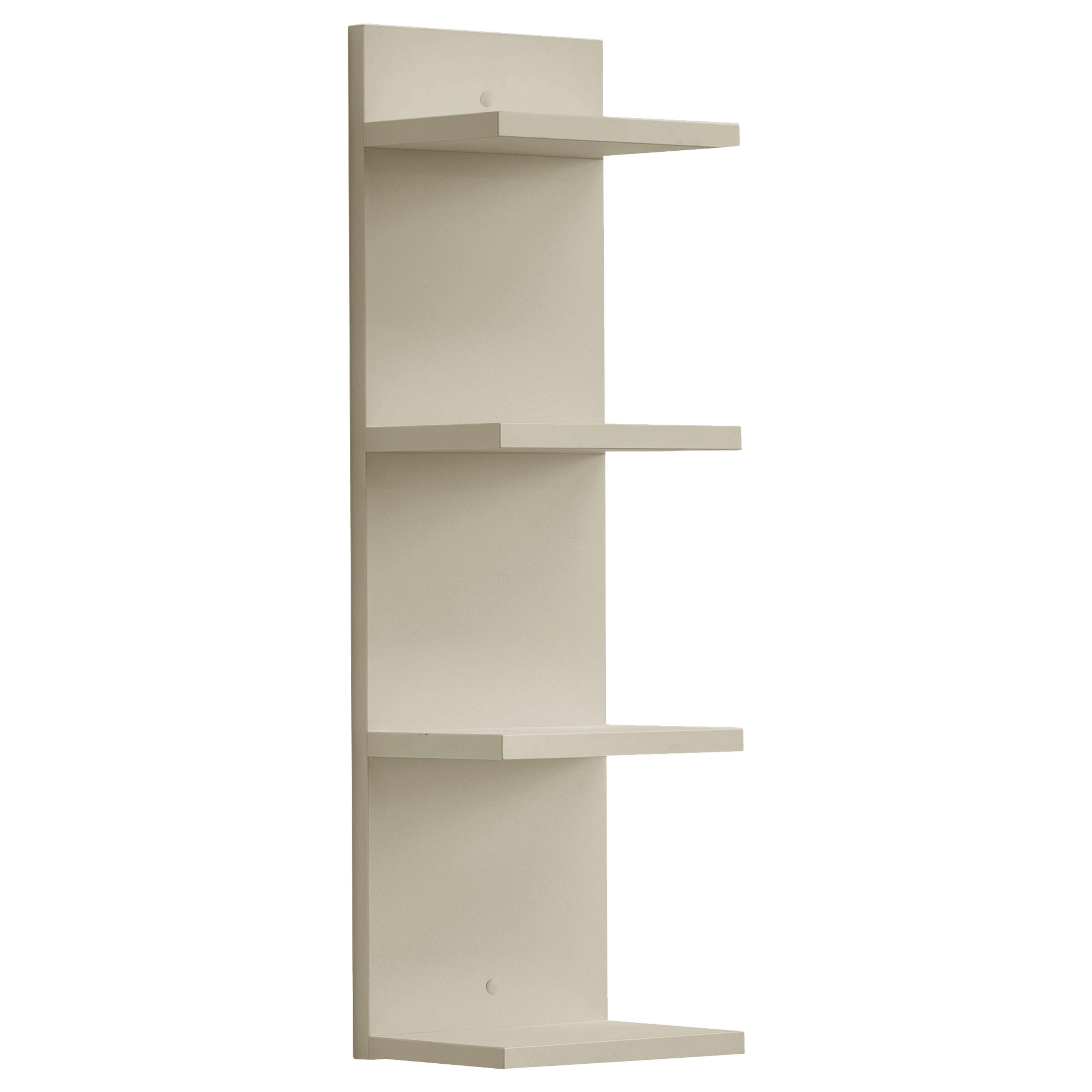 Wandregal EOLO Kaschmir B: 23,2 cm - Kaschmir, Trend, Holzwerkstoff (23,2/75/16,8cm)