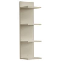 Wandregal EOLO Kaschmir B: 23,2 cm - Kaschmir, Trend, Holzwerkstoff (23,2/75/16,8cm)