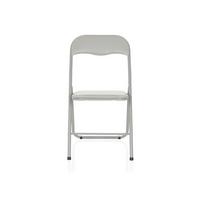 Klappstuhl Tudela Basic Grau B: 44 Cm - Grau, MODERN, Metall (44/81/48cm) - MID.YOU