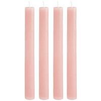 Sviečky Melia I, V: 20cm, 4ks/bal. - svetloružová, Basics, parafín (2/20cm) - Modern Living