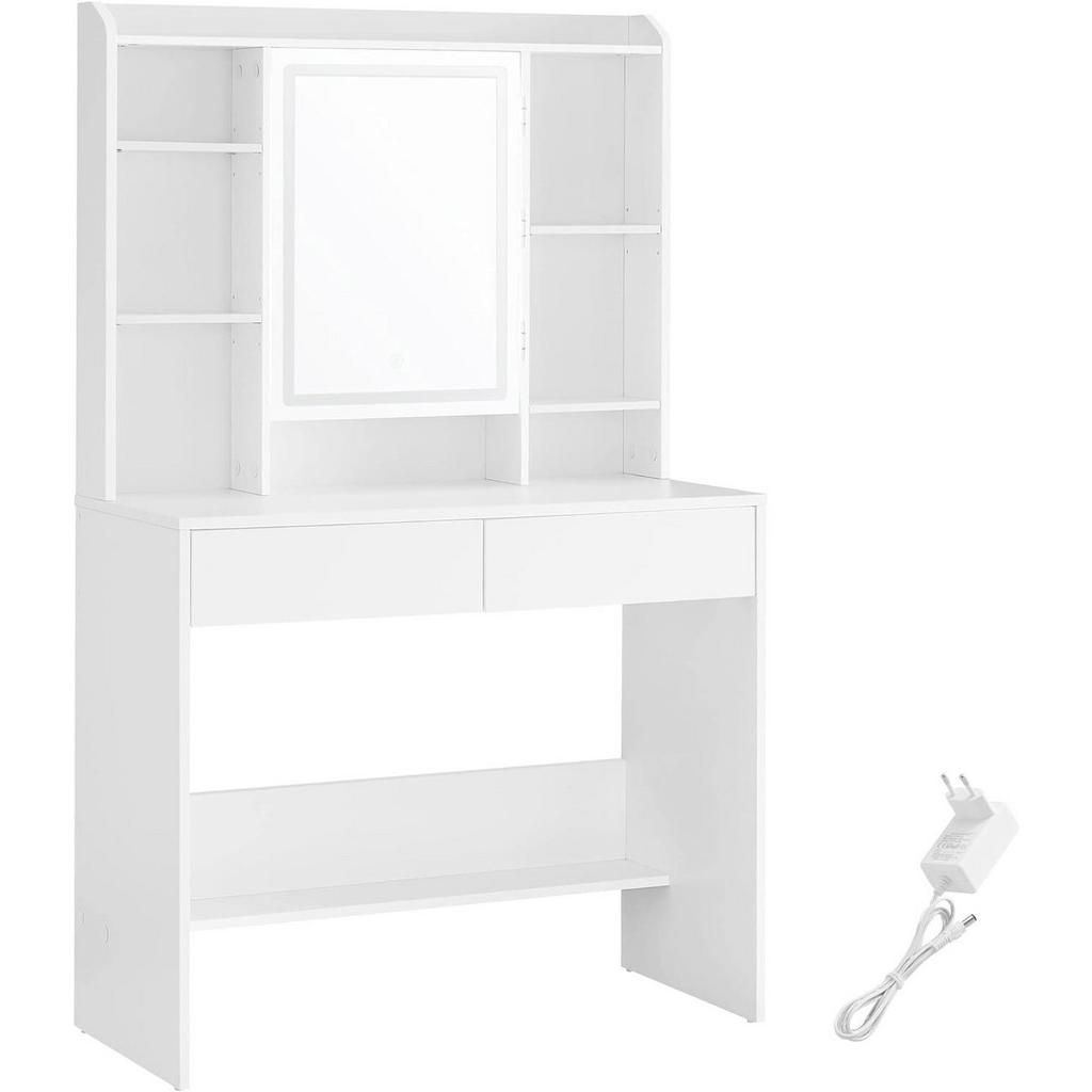 Schminktisch Weiß B: 40 cm