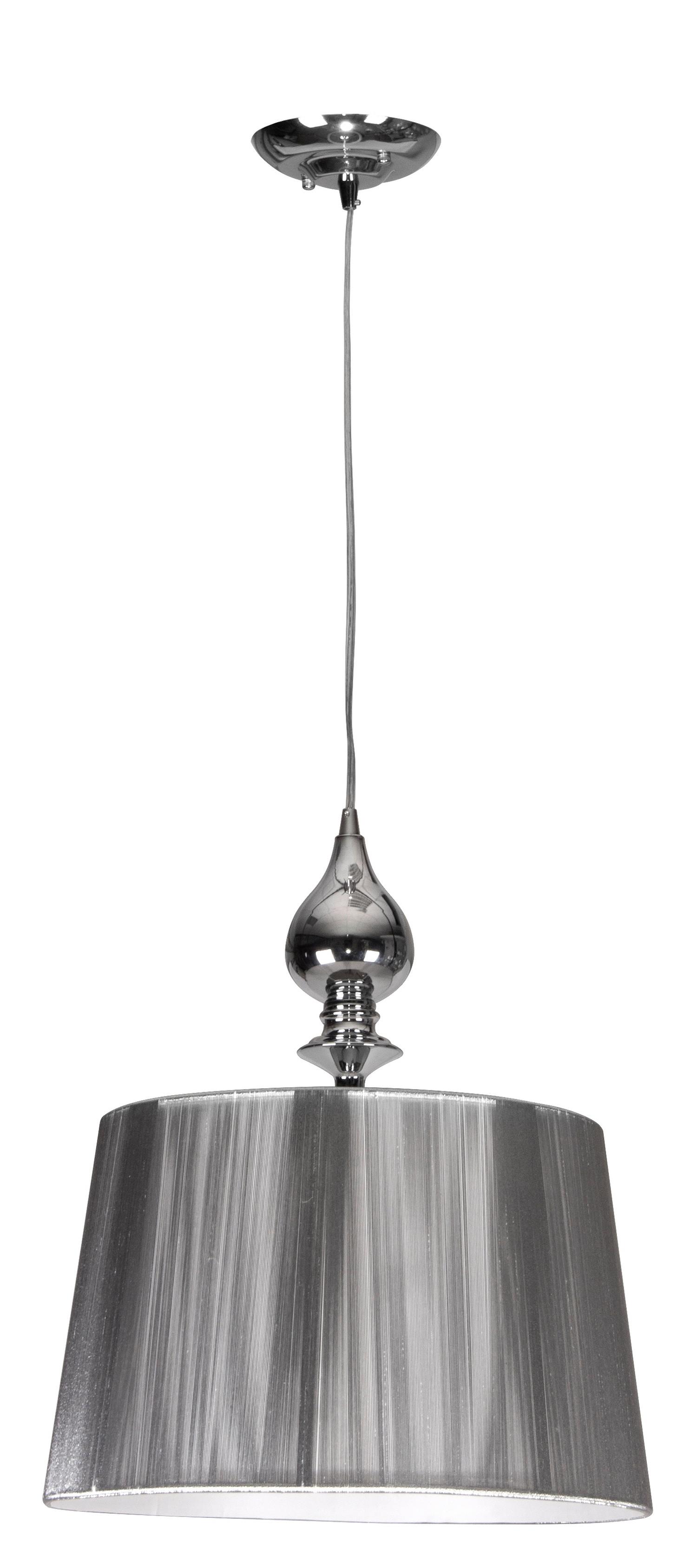 HÄNGELEUCHTE 31-07155 - Silberfarben, Design, Metall (35/35/120cm)