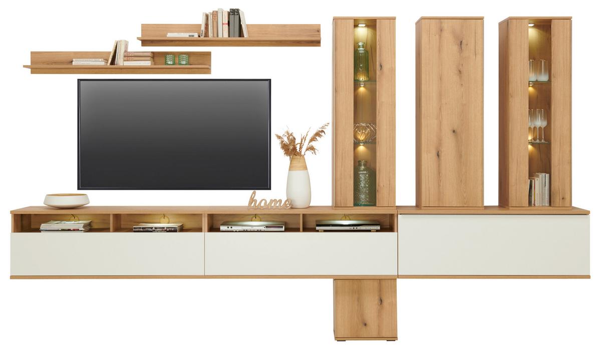 Hängeschrank Power 42,2 cm Evoke Eiche Dekor, Quadratisch - Eichefarben, MODERN, Holzwerkstoff (42,2/42,2/32cm)
