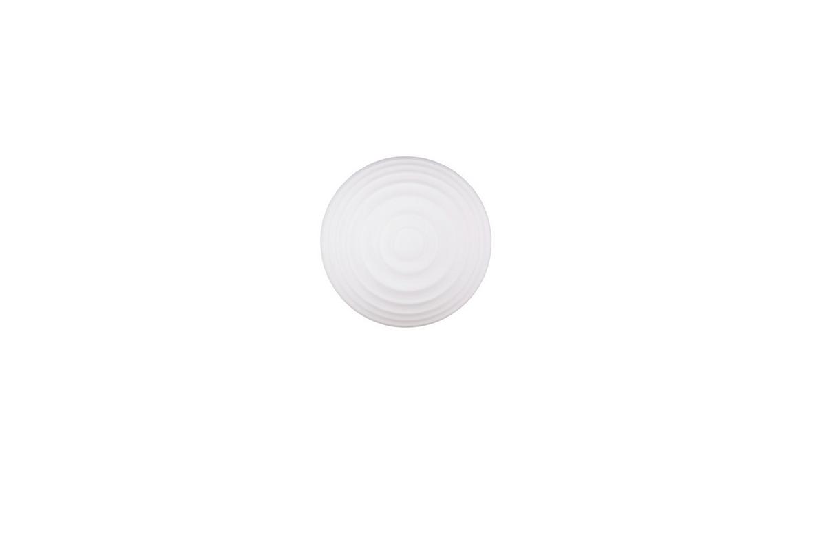 LED-Wandleuchte Earl Weiß Messingfarben D: 15,5 cm - Messingfarben/Weiß, LIFESTYLE, Glas/Metall (15,5/15cm)