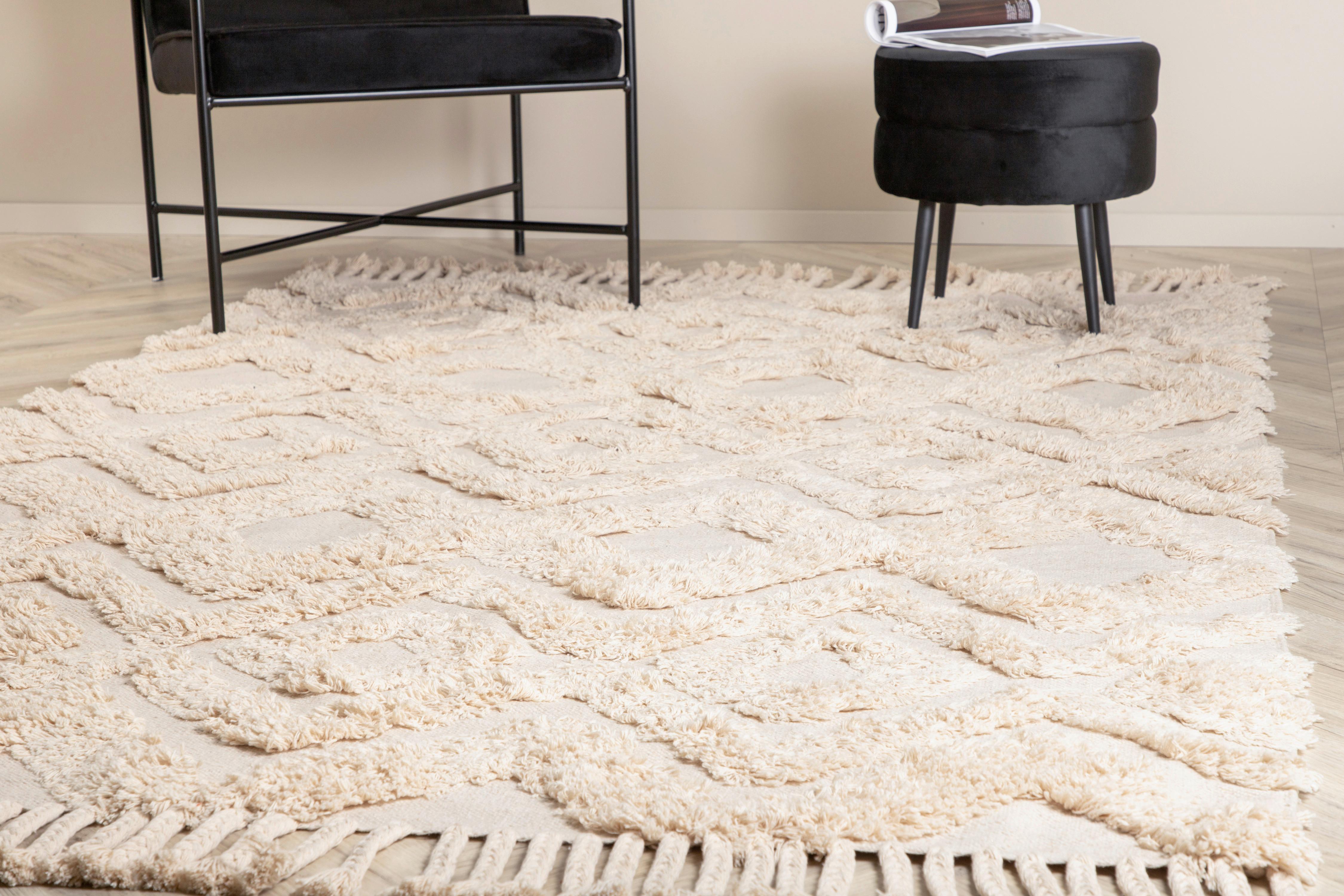 Hochflorteppich Hilma - Beige, LIFESTYLE, Textil (200/300cm) - P & B