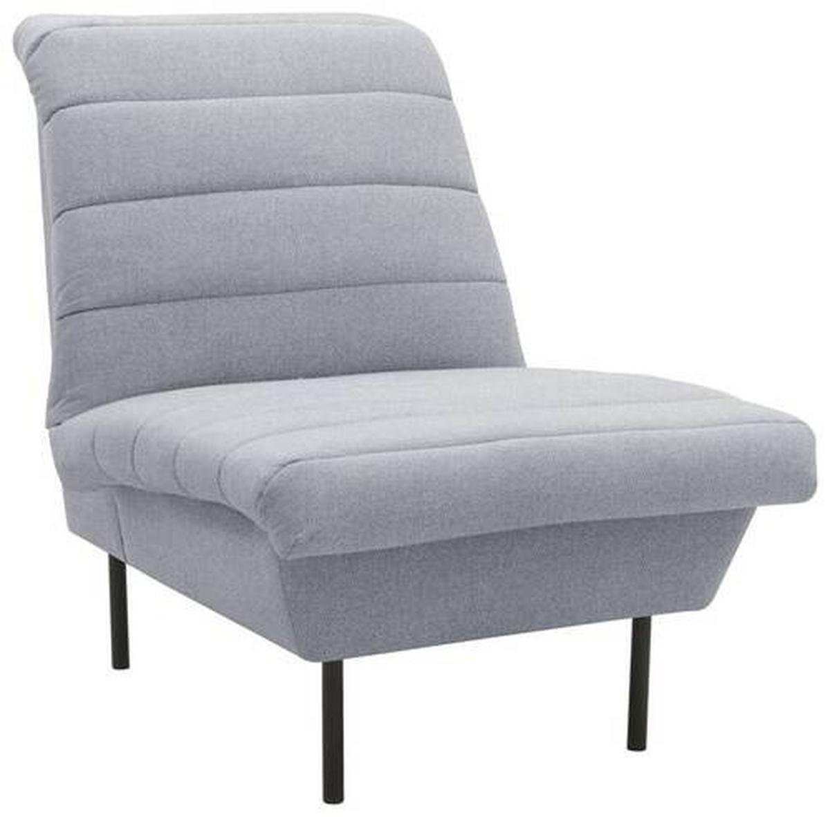 Sessel Looks Ix - Schwarz/Grau, Design, Textil (72/92/103cm) - LOOKS by W.Joop