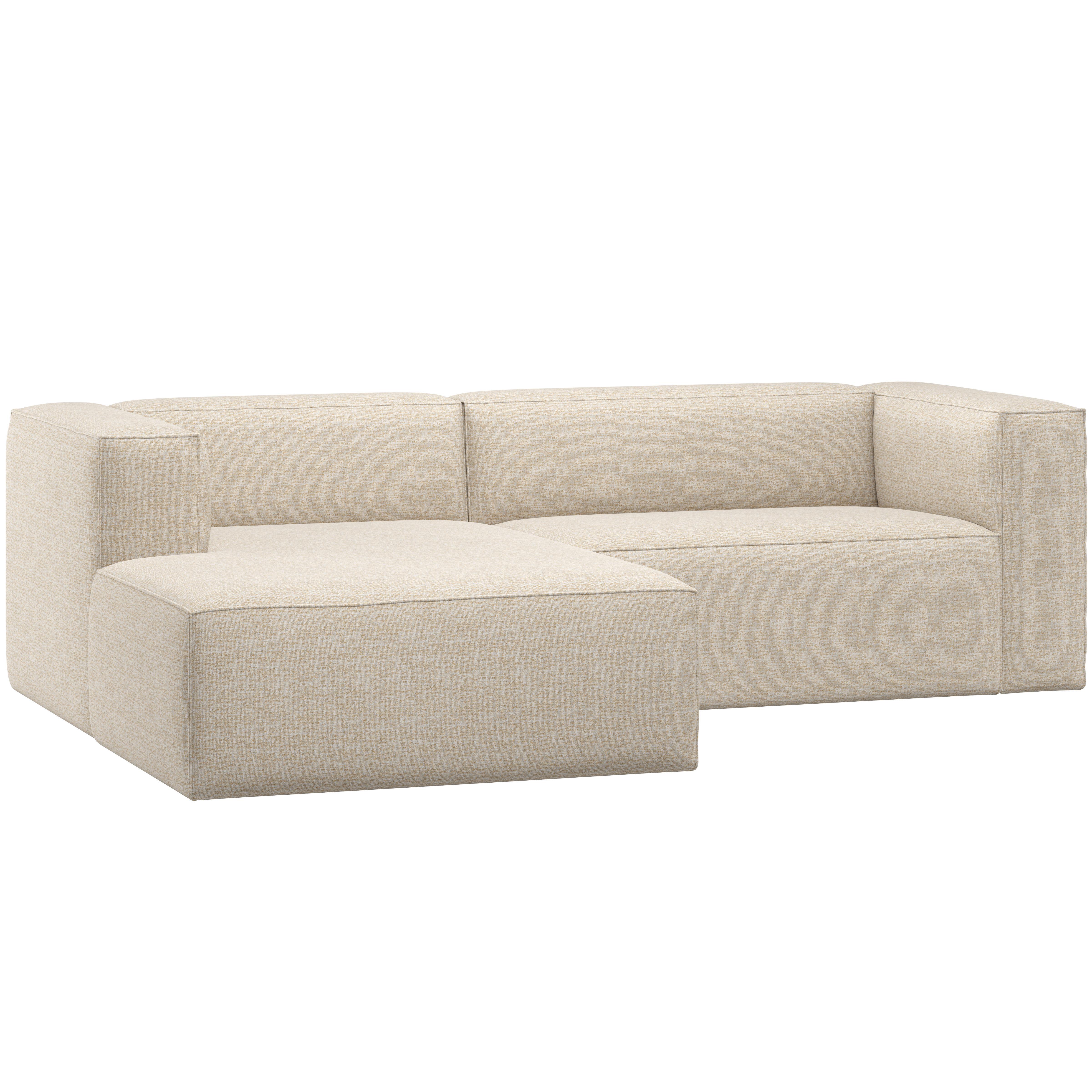 ECKSOFA Bean Beige 175x254cm - Beige, MODERN, Textil (175/254cm) - Livetastic
