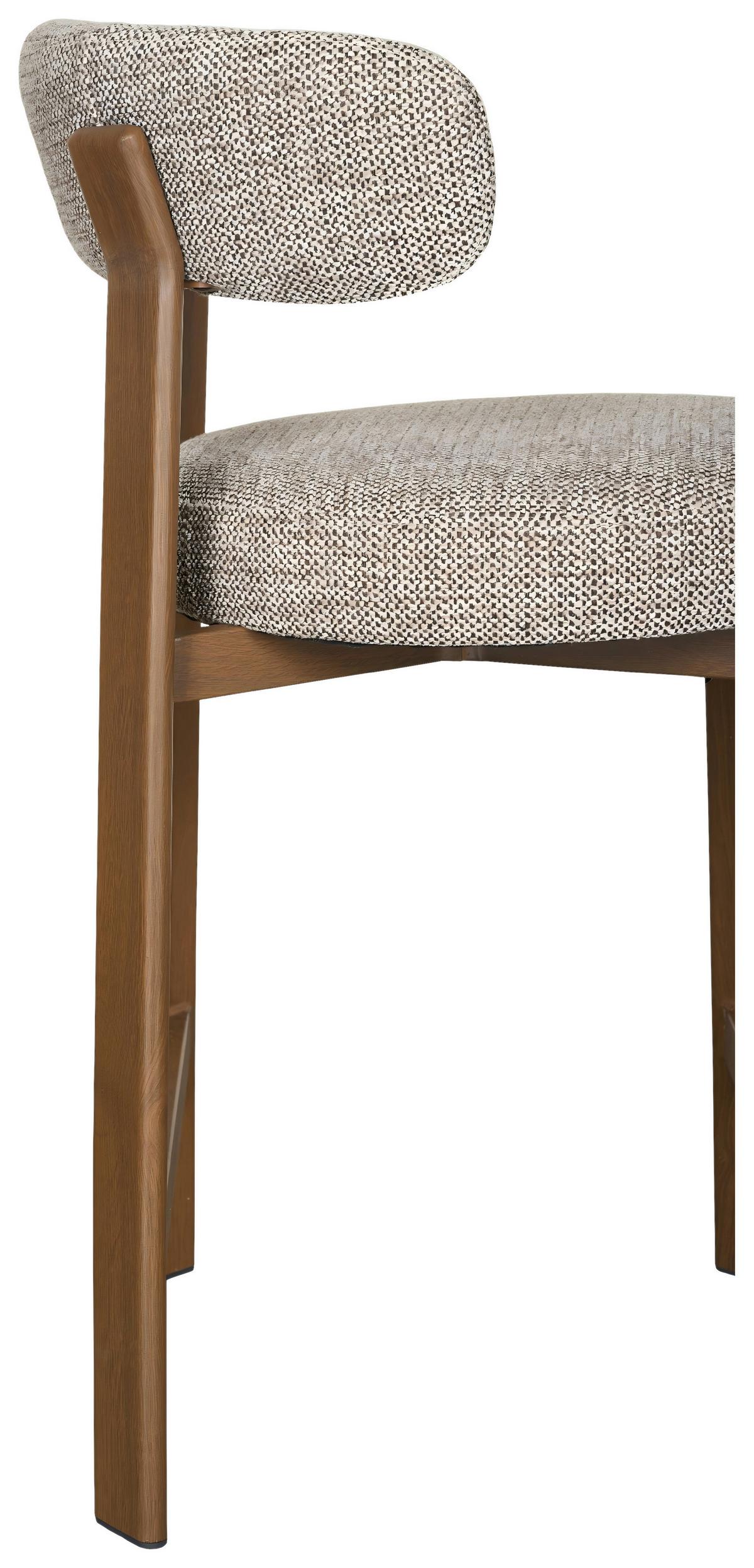 Barhocker Bilbao Braun B: 52 cm - Walnussfarben/Braun, MODERN, Textil/Metall (52/90,5/53,5cm) - Livetastic