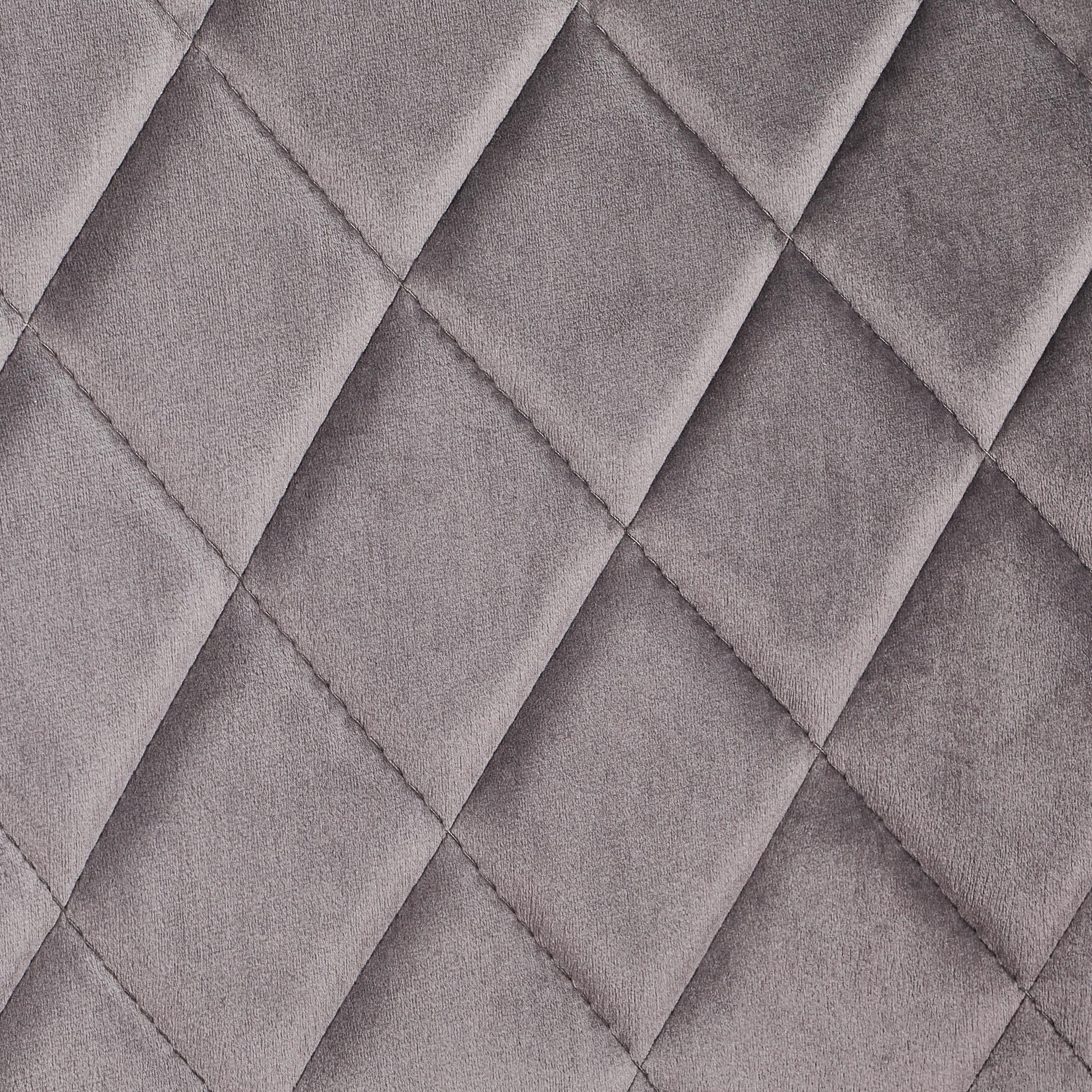 Armlehnstuhl Lucy Grau Mit Samtbezug - Schwarz/Grau, MODERN, Holz/Textil (54/87/64cm) - Livetastic