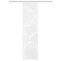 Flächenvorhang Pinale Weiß B: 57 cm - Weiß, Basics, Textil (57/245cm)