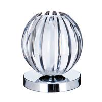 Tischleuchte Eu1811cl - Chromfarben, Design, Glas/Kunststoff (11/14cm)