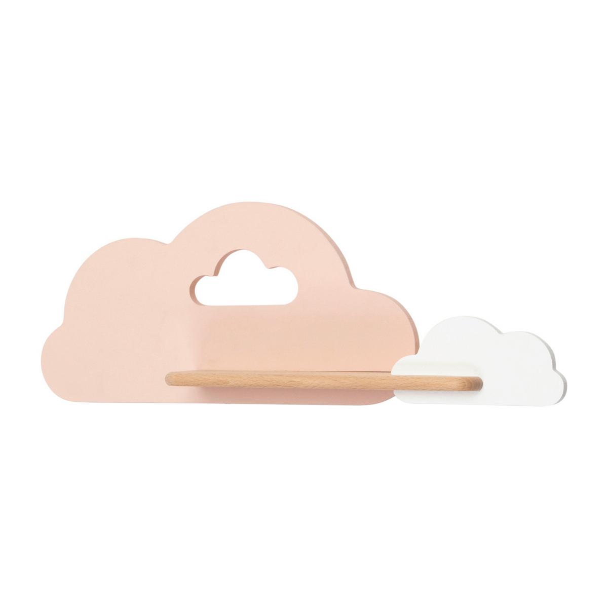 Kinderwandleuchte 21-75703 Cloud - Pink/Weiß, Basics, Holz/Holzwerkstoff (53/12/18.5cm)