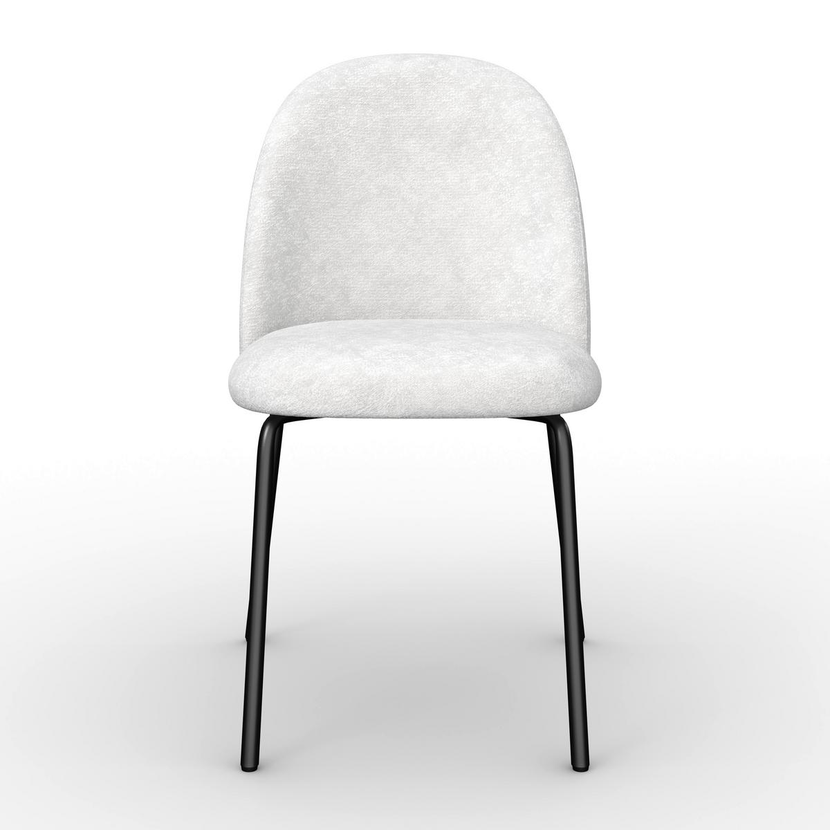 ŽIDLE ELORA - šedá/černá, Moderní, kov/textil (48/86/56cm) - Bessagi Home